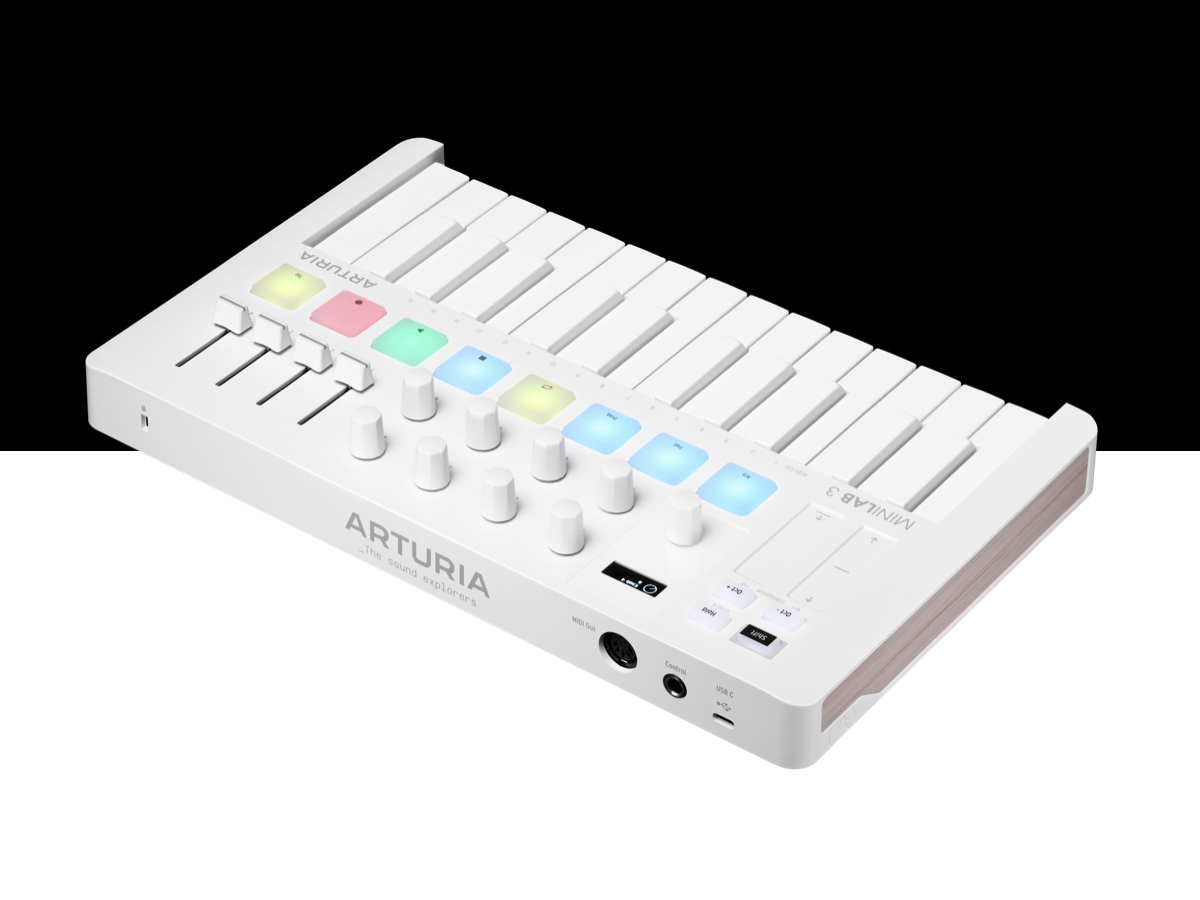 Arturia Minilab 3 Alpine White, el teclado MIDI más blanco que